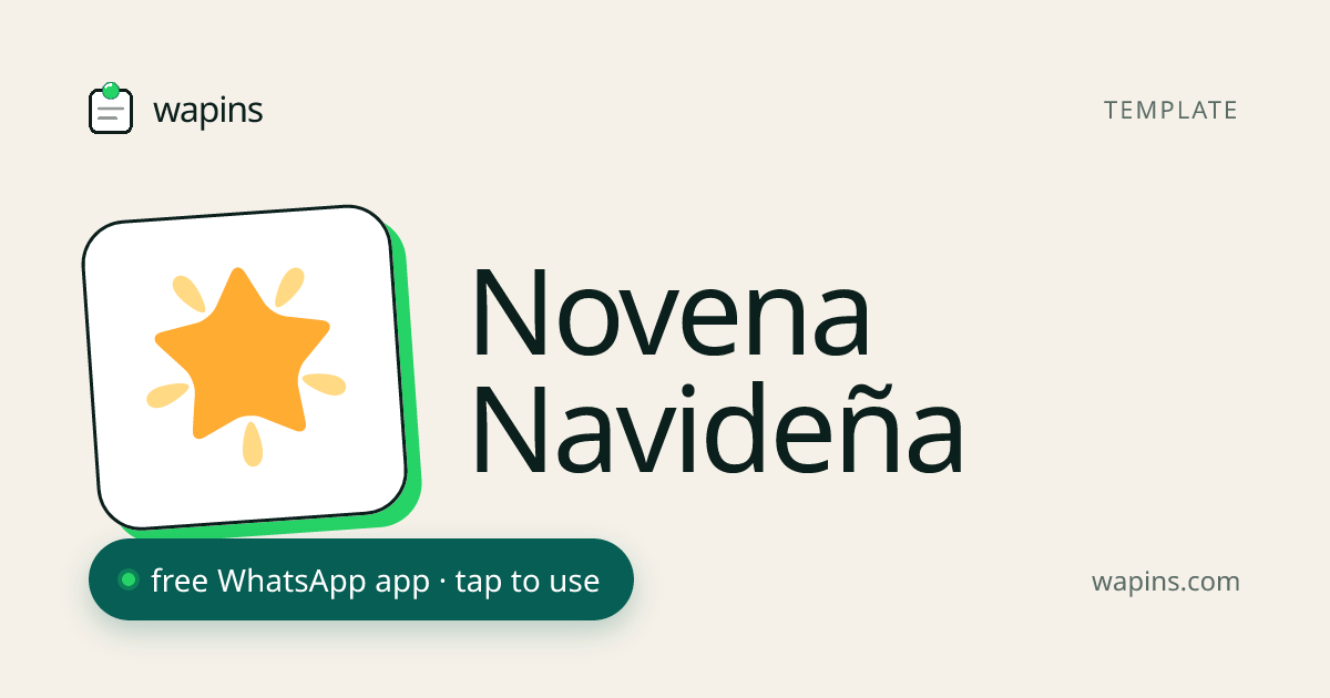 Organizador de Novena Navideña para WhatsApp — Quien Recibe Cada Dia ...